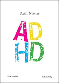 ADHD SATB choral sheet music cover Thumbnail